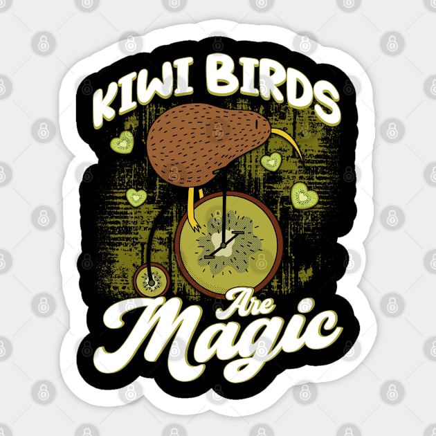 New Zealand Bird Lover Kiwi Bird Sticker by Toeffishirts